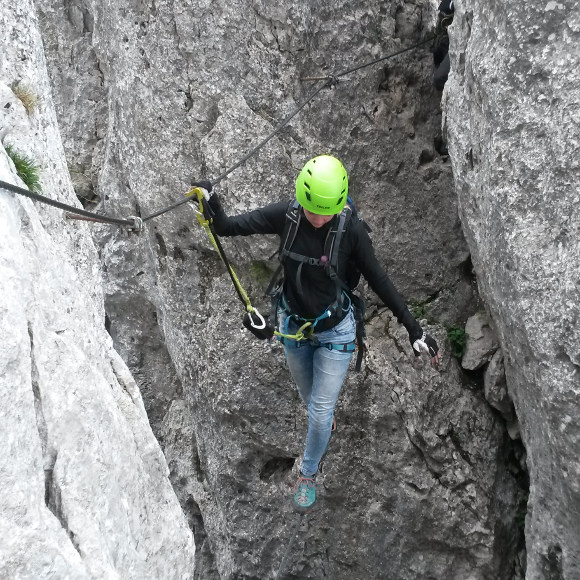 klettersteig seiltanz